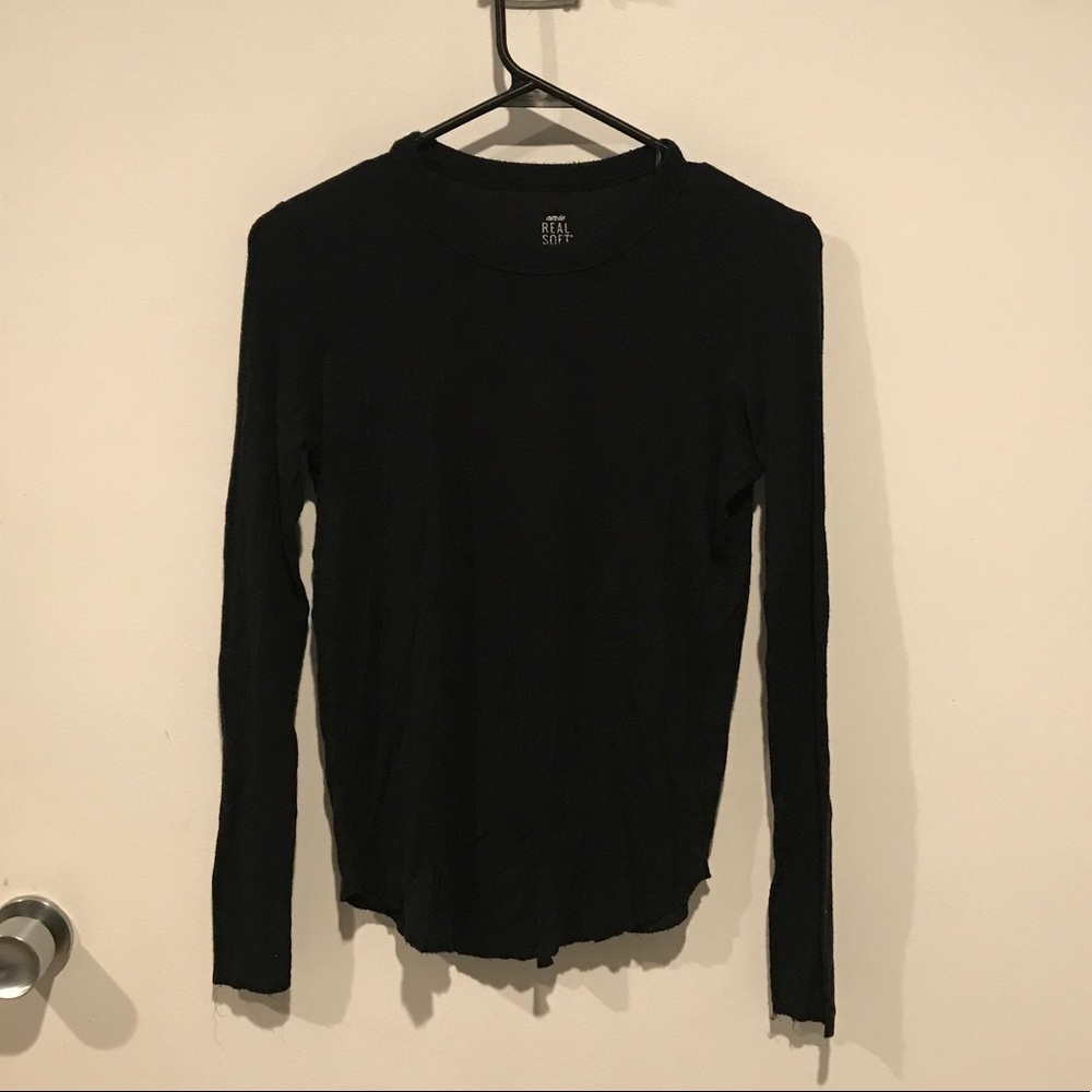 Aerie ribbed long sleeve T- shirt